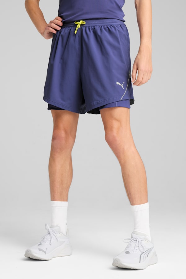 ULTRAWEAVE 2-in-1 5" Running Shorts Men, Blue Crystal, extralarge